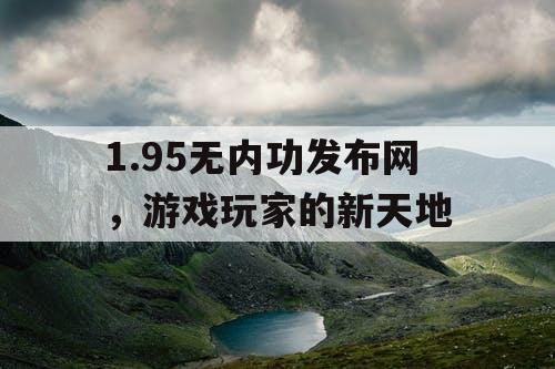 1.95无内功发布网，游戏玩家的新天地