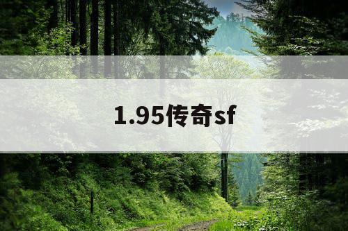 1.95传奇sf