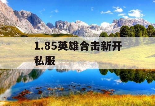 1.85英雄合击新开私服
