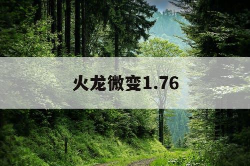 火龙微变1.76