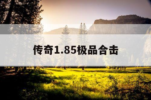 传奇1.85极品合击
