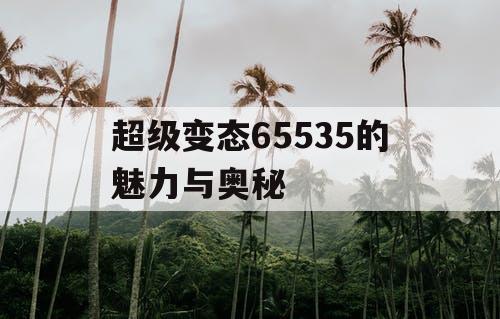 超级变态65535的魅力与奥秘