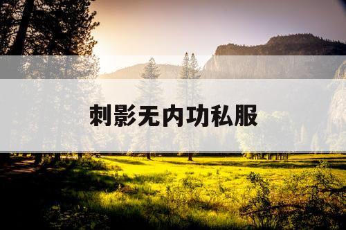 刺影无内功私服