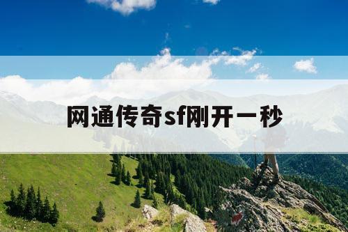 网通传奇sf刚开一秒