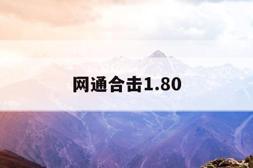 网通合击1.80