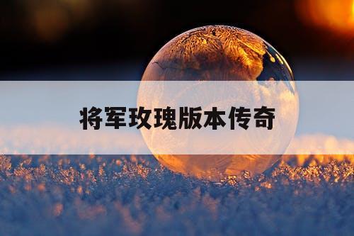 将军玫瑰版本传奇