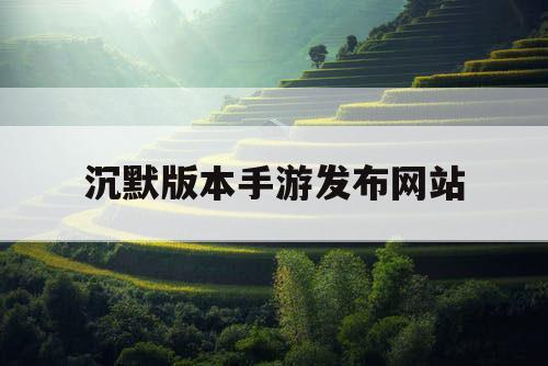沉默版本手游发布网站