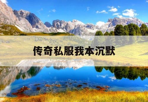 传奇私服我本沉默