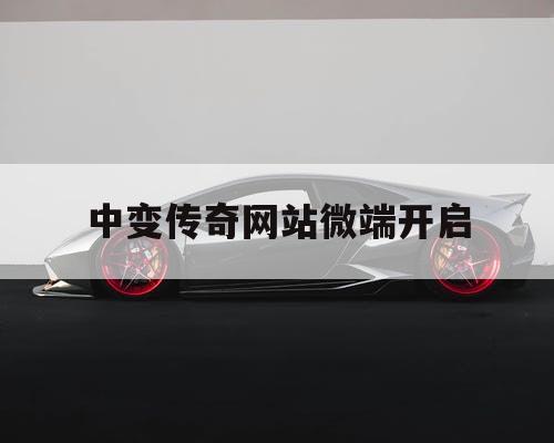 中变传奇网站微端开启