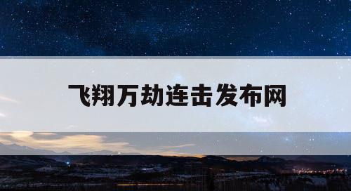 飞翔万劫连击发布网