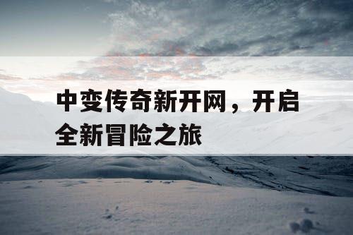 中变传奇新开网，开启全新冒险之旅