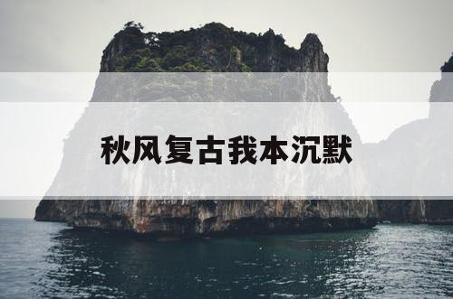 秋风复古我本沉默
