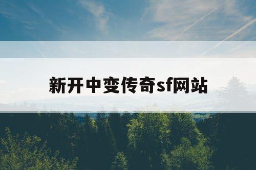 新开中变传奇sf网站