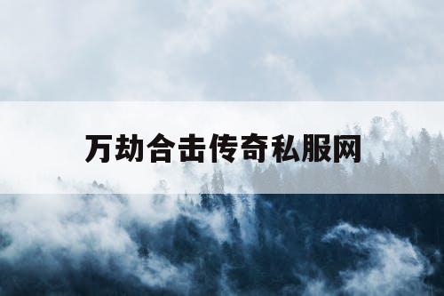 万劫合击传奇私服网