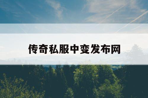 传奇私服中变发布网