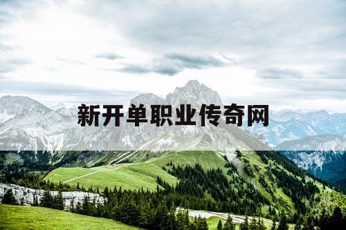 新开单职业传奇网