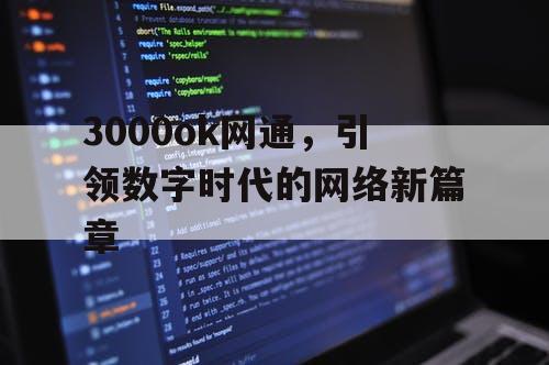 3000ok网通，引领数字时代的网络新篇章