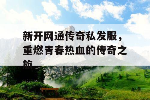 新开网通传奇私发服，重燃青春热血的传奇之旅