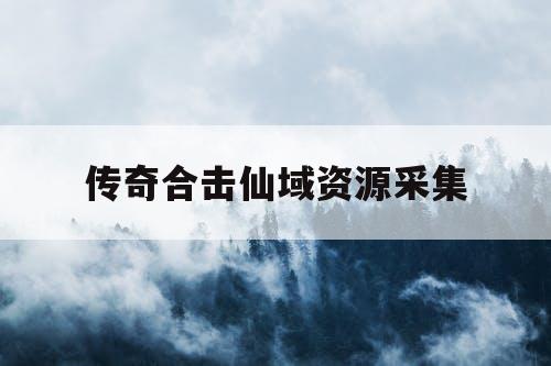 传奇合击仙域资源采集