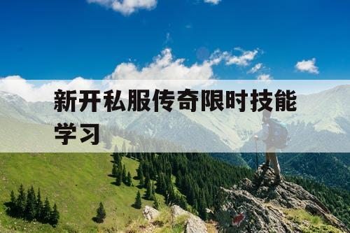 新开私服传奇限时技能学习