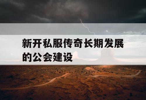 新开私服传奇长期发展的公会建设