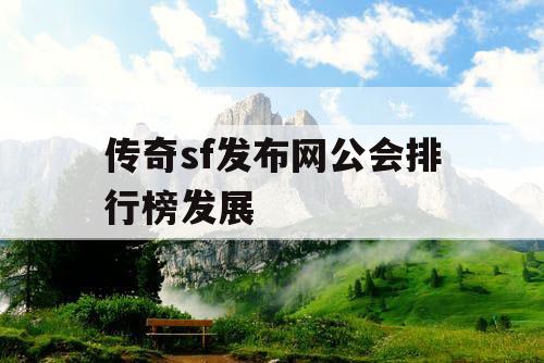 传奇sf发布网公会排行榜发展