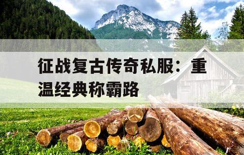 征战复古传奇私服：重温经典称霸路