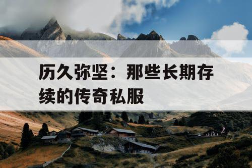 历久弥坚：那些长期存续的传奇私服