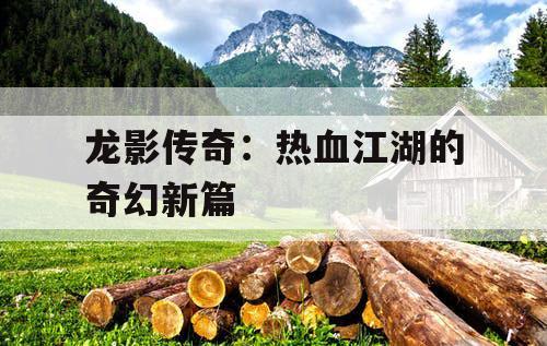 龙影传奇：热血江湖的奇幻新篇