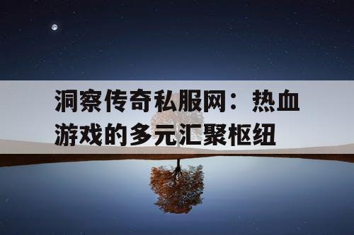 洞察传奇私服网：热血游戏的多元汇聚枢纽