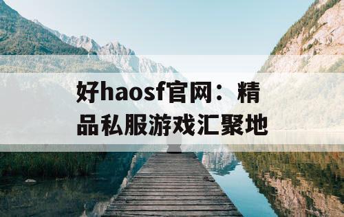 好haosf官网：精品私服游戏汇聚地