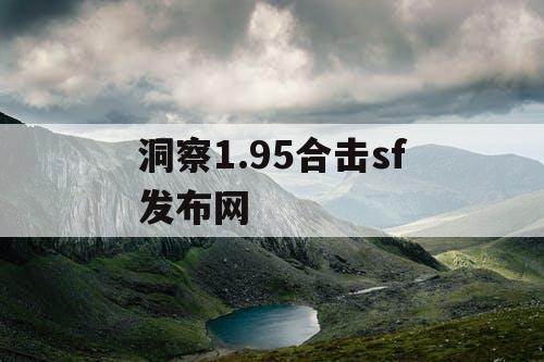 洞察1.95合击sf发布网