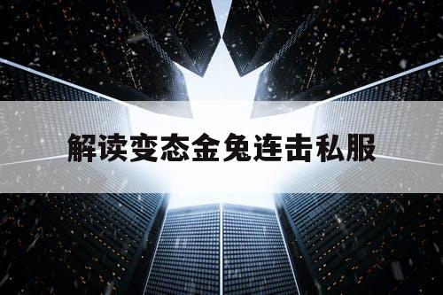 解读变态金兔连击私服